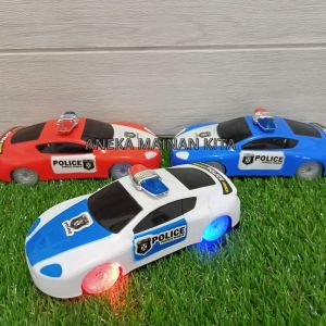 Mainan Anak Mobil Polisi baterai Super Police Car Ada Musik Dan Ban BerLampu / Mainan Anak Laki Laki BerSNI Murah
