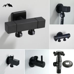 ดีไซน์ Nordic Style สต๊อปวาล์ว สีดำ 1/2 นิ้ว VA-01