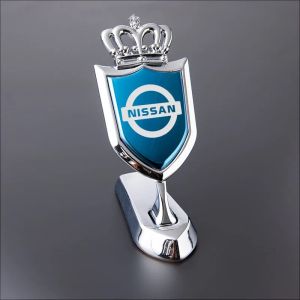 Chất Lượng Cao Sửa Đổi Kim Loại Tự Động 3D Đứng nhãn dán dạng bảng Bên Ngoài Decorationfront nắp ca-pô Sticker Xe Dành Cho Mui Xe Dành Cho Nissan urvan Sentra Almera X-Đường Mòn Tuần Tra Navara Frontier Cefiro Juke 370Z Grand Livina Altima Sylphy GT-R Ser