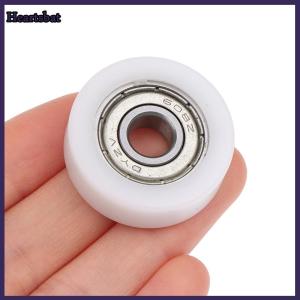 [Heartsbat] 1PC 8x30x10mm tiêm đúc nylon tráng mang bánh xe mang 608 con lăn bánh xe theo dõi đường sắt ròng rọc cửa sổ theo dõi ròng rọc