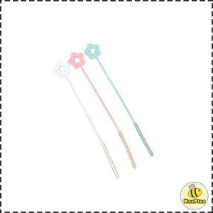 Reusable Silicone Straw Cleaner Brush Straw Cleaning Brush Extra Long Straw Brush