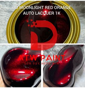 Sơn màu moonlight red orange - Sơn auto lacquer 1k lon 1kg