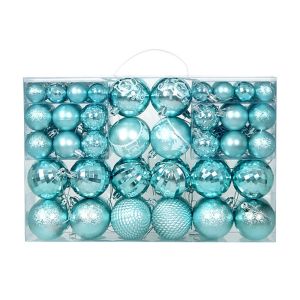 HARTLEYWD 100pcs Painted Christmas Ball Set Shatterproof 3/4/6CM Christmas Tree Decoration Pendant Festive Atmosphere Decoration Delicate Hanging Ornament Xmas