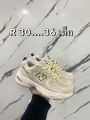 รุ่นNB 530 (Sz.30-36EU) แนะนำเผื่อ 1 ไซส์ สีขาวกกรมท่า เหมาะสำหรับเด็ก ใส่สบาย นุ่มเท้า V67D01. 