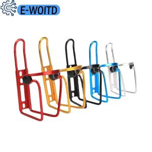 E-WOITD 1PC Aluminum Alloy Mountain Bike Bottle Can Cage Bracket Cycling Drink Water Cup Rack Accessories MTB Bicycle Water Bottle Holder