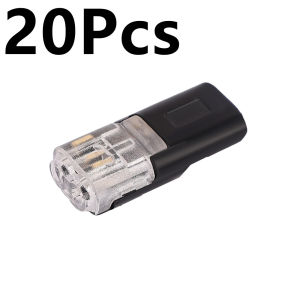 【On Sale】10Pcs 2 Pin Way Plug Wire Cable Snap Connectors Car Solderless Electrical Connector Strip