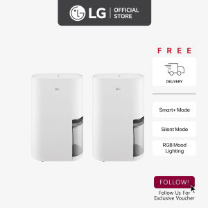 [New] LG DD20GMWE1 34L PuriCare™ Dehumidifier [Bundle of 2] | Dual Inverter | UVnano