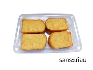 ขนมปังกรอบ รสเนย  รสกระเทียม หอม อร่อย ผลิตสดใหม่ เคี้ยวเพลิน