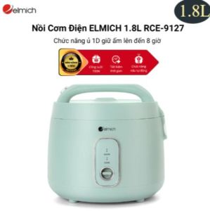 Nồi Cơm Điện Elmich 1.8L RCE-9127 Tiện Lợi Chức Năng Giữ Ấm 8 Giờ Hẹn Giờ Dung Tích 1.8L Dễ Vệ Sinh