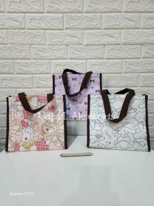 TAS MAKAN / TAS BEKAL / LUNCH BAG /KOTAK MAKAN TENTENG BAHAN ANTI AIR MELODY  KUROMI