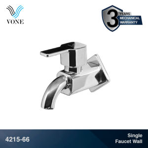 VONE Kran Air Tembok Keran Taman Kamar Mandi Bak Minimalis Chrome 4215-66