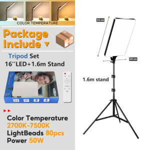 11/16/19/24 inch fill light flat panel light makeup lighting super bright video light with tripod