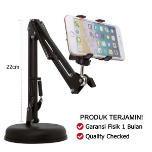 Stand HP Tablet Meja S77 Professional Holder Hp Dudukan Hp untuk Review Podcast Streaming Multifungsi