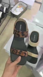 [Free Shipping] 6CM retro niche design Roman sandals for women new summer versatile commuter height-increasing wedge sandals