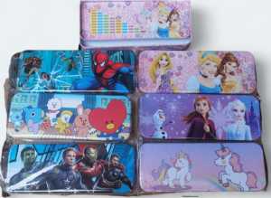 KOTAK PENSIL 3D KARAKTER TIMBUL TEMPAT PENSIL ANAK CEWEK SEKOLAH TK DAN SD TEMPAT PENYIMPANAN ALAT TULIS