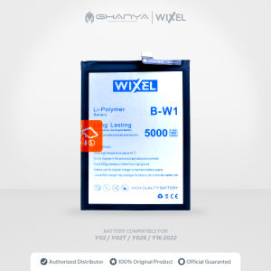 WIXEL Baterai B-W1 Vivo Y16 / Y02 / Y02S / Y02T Double Power Real Capacity Batre Batrai Battery Original Ori Dual BW1