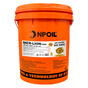 Dầu động cơ xe tải tàu thuyền MERLION CF4/SG - 15W40/20W50 TURBO - XÔ 18 Lít