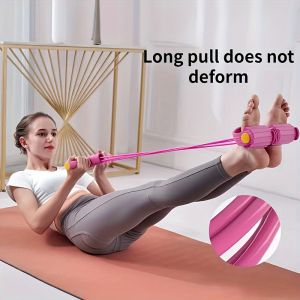1pc Yoga Ab Roller Stretching Bar for Pilates & Fitness Training Non-Slip Rubber Versatile for All Purple