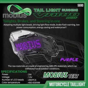 Lampu Stoplamp Vario 160 MOBIUS 5690 Model Text Mobius Running 3 In 1