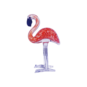 Thủ công Kính Flamingo tượng thanh lịch bức tượng động vật thủy tinh nghệ thuật kỷ niệm ngày Valentine quà tặng cho các cặp vợ chồng bạn gái