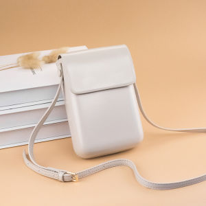 Vertical Mobile Phone Bag Women Crossbody Bags Women Wallet Woman Sling Bag Woman Small Handbag Korean Style High Quality Leather Bag Multifunctional Mobile Phone Pouch