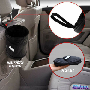 FOLDABLE CAR TRASH DUSTBIN Container Car Dustbin Storage Bucket Car Van Lorry