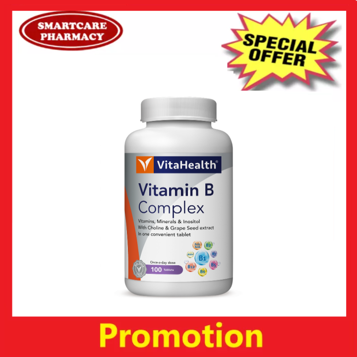 Vitahealth Vitamin B Complex 100s | Lazada