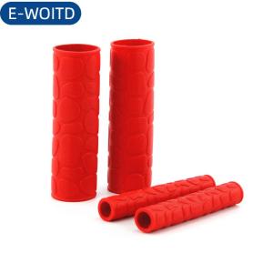 E-WOITD 2 cặp phổ xử lý Grip Bìa bảo vệ chống trượt thanh cao su xe máy handlebar Grip Silicone tay áo ly hợp đòn bẩy Bìa