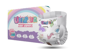 Local Brand |UNISAUR Cute Ultra-Thin Airy Full SAP Pants Diapers | Overnight 1L Super Absorbent | Sizes S to 4XL
