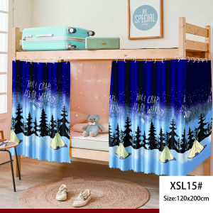 Dormitory Privacy Bed Curtain Mosquito Tent Blackout Cover Student Bunk Bed Curtain With Rope Clasp 1PCS 120x200cm