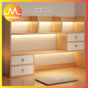 MIZONA Desktop Rack Shelf Tabletop Organiser Document Drawer Desk Home Office Student Small Bookcase Multi-layer Shelf Storage Rack Book Shelf Desk