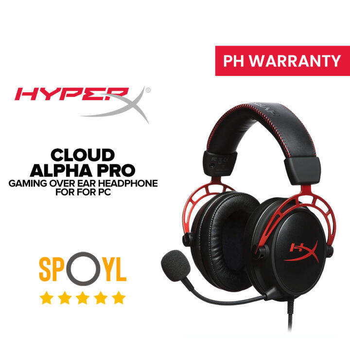 HyperX Cloud Alpha Pro Gaming Over ear Headphone for for PC Xbox