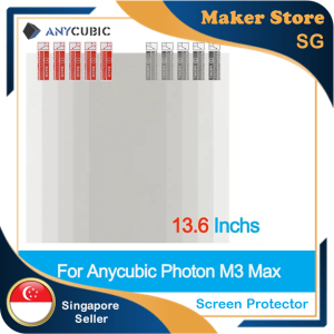 13.6 Inches Screen Protector for Anycubic Photon M3 Max 3D Printer (Protective Screen Film LCD Protective Film Scratch-Resistant)