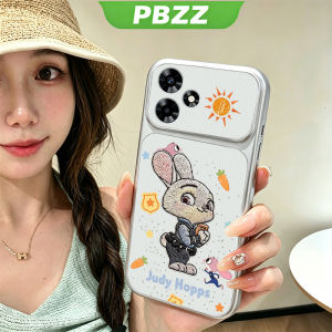 PBZZ Case for infinix hot 30 play hot 30i hot 40 play hot 40 5g 2023 phone casing Softcase Silicone shockproof Cover new design aesthetic cute rabbit black for boys KNTZ3