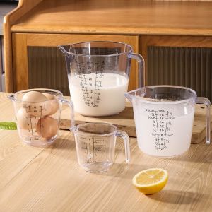 300/1000 Ml Measuring Cups Baking Transparent Household with Scale Cups Beakers for Kitchen Utensils