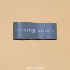 Moving Peach Customized elastic band Yoga strap Resistance band TPE Portable 4 levels Great Support Stretching session Workout 1pc