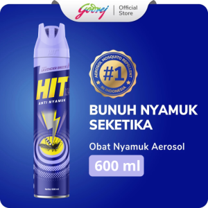 Aerosol Spray Mosquito Killer / Obat Semprot Anti Nyamuk Hit 600 Ml & 400 Ml Japanese Sakura Fresh Citrus Orange Lily Blossom Pink Blossom Lavender Breeze Cotton Powder