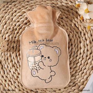 [COD] Millennium 1PC Kawaii 350ml Plush Hand Warmer Cute Cartoon Girl Heart Y2k Carry-On Water-Filled Hot Water Bag Keep Warm