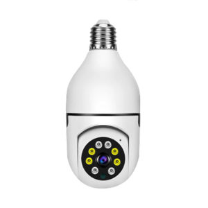 V380 Pro Bulb CCTV Camera Connect Cellphone With Audio And Speaker 1080P CCTV Camera WiFi Connect 360 IP Security Camera Package Set With Night Vision Wireless Remote Monitoring For House