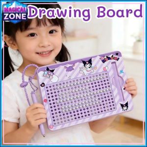 Cute Magnetic Drawing Board Kuroumi Cartoon Drawing Game Toy Magnetic Writing Board Gift for Kids