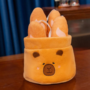 หมอนคาปิบาร่าครัวซองต์ ขนาด 55 CM capybara Croissant 🥥 เหมาะเป็นของขวัญ ของแต่งบ้าน
