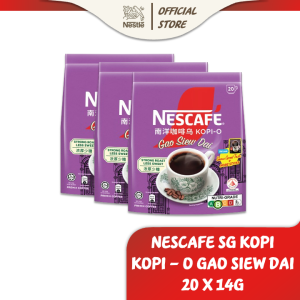 [Bundle of 3] NESCAFE Singapore Kopi O Gao Siew Dai Coffee (20 x 14g)
