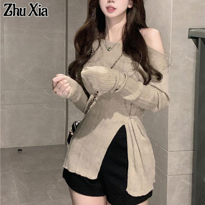 Zhu Xia 上衣-卡其色AA10153-均码
