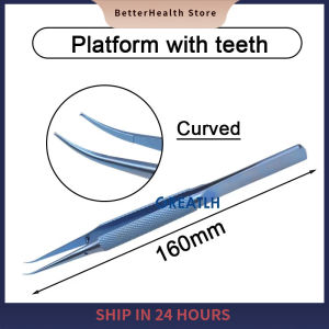 Good Quality Ophthalmic Micro Forceps Eye Forceps with Platform Titanium Alloy Autoclavable Ophthalmic Instrument