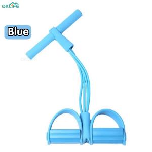 [OKLIFE. SG]Sit-ups Multi-function tension device Yoga Resistance Bands Latex Pedal Exerciser Sit- Up Yoga Fitness Gear Leg Pull Pedal Exerciser