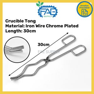 Crucible Tong Heavy Duty Iron Wire Chrome Plated Plier Holder 12/20/25/30/40/50 cm