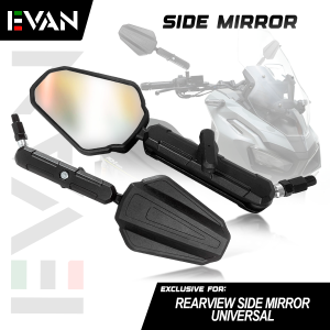 EVAN.PH 1 SET ADJUSTABLE UNIVERSAL REARVIEW SIDE MIRROR MOTORCYCLE ACCESSORIES #5698