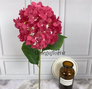 BUNGA HORTENSIA KAIN X1 TANGKAI PANJANG ARTIFICIAL - BUNGA HYDRANGEA LARGE PREMIUM HIASAN BUCKET & HANTARAN - DEKORASI PERNIKAHAN