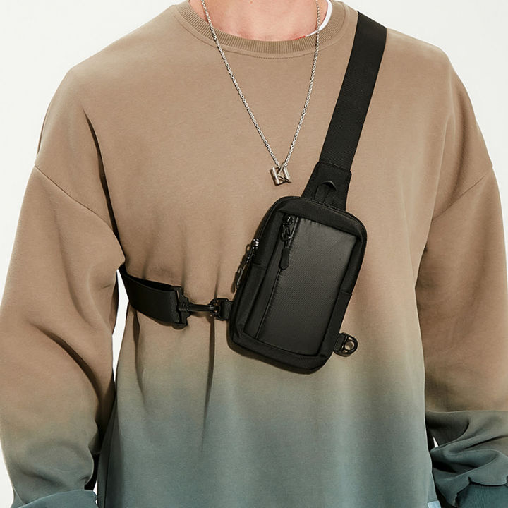New Single Shoulder Crossbody Bags Mens Mini Sling Bag Men - Main Image