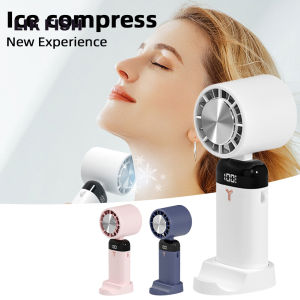 228LIK Portable Electric Cold Compress Cooling Fan Low Noise Bladeless Desktop Fan For Indoor Outdoor